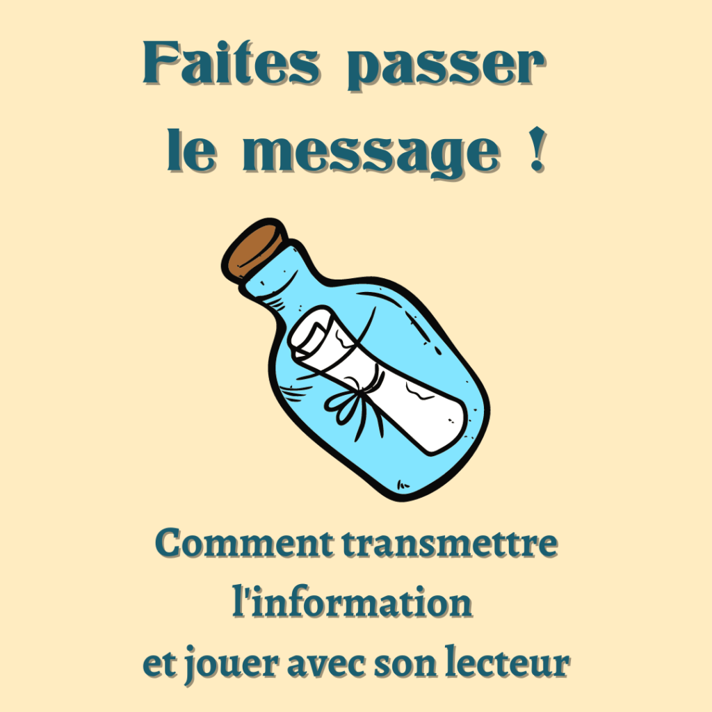 Image d’une bouteille à la mer pour illustrer le cours d’écriture de Catherine Loiseau pour Plumes Créatives, sur le thème de faire passer le message à son lecteur.