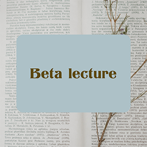 Image de livre avec le titre "beta lecture" pour illustrer les prestations de bêta lecture de Catherine Loiseau