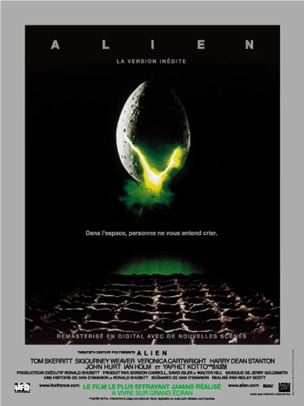 Affiche du film Alien pour illustrer l'article C'est quoi la SF
