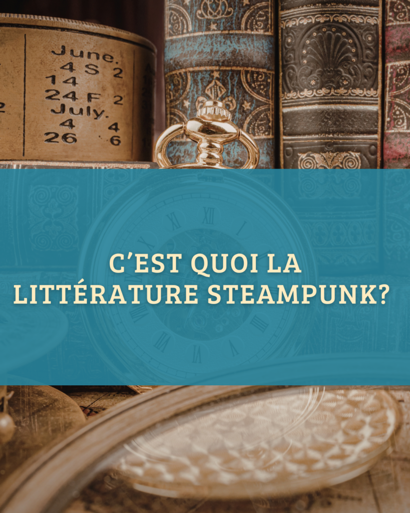 Image de livres anciens pour illustrer l'article sur les romans steampunk